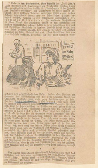 Vom Flüstern und Flirten in den Frankfurter Bibliotheken