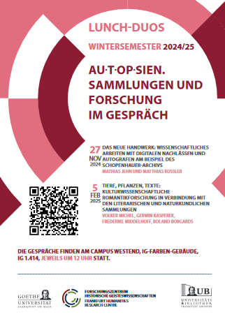 Das Plakat zur Veranstaltungsreihe "Autopsien"